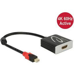 DELOCK 62735 - Adapter mini DisplayPort 1.2 male > HDMI female 4K 60 Hz Active