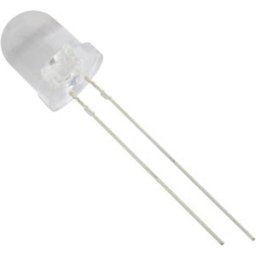 HUIYUAN OPTO-ELECTRONIC 8034G3C-CSC-A - LED 8mm, wired, green, 4800 mcd, 25°