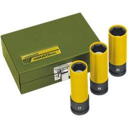 PROXXON 23938 - Wheel nut impact set, 1/2''. 3-piece