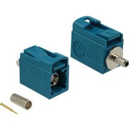 DELOCK 89709 - FAKRA Z jack 21 mm (short) for crimping