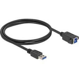 DELOCK 80485 - USB 5 Gbps Cable USB Type-A male to USB Type-B female for instal