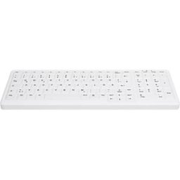 CONTOUR AK-C7000FFU1WGE - Keyboard, Wireless, disinfectible, white, layout: German