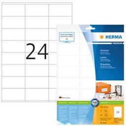 HERMA 8638 - PREMIUM A4 labels 10 sheets/pack