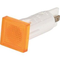 RAFI 125.1402 - Indicator, 28 V, bulb, 10 mm, square, yellow