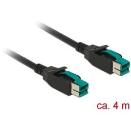 DELOCK 85495 - PoweredUSB cable male 12V > 12V, 4 m