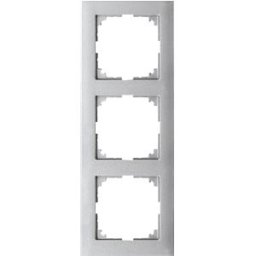 MERTEN EL MPU 4030-3660 - M-PURE frame — 3-gang, aluminium