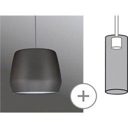 PAULMANN PLM 95440 - URail shade Pirm 2Easy, 280 mm, matt grey