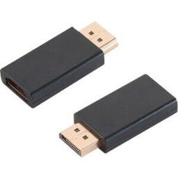 SHIVERPEAKS SHVP BS77403 - adapter display port-plug<HDMI-bush gold plated