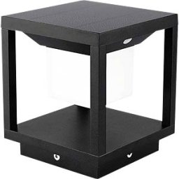 V-TAC VT-6805 - LED solar light fixture with motion sensor, 3000 K, black, IP65