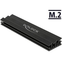 DELOCK 18284 - Heat Sink 100 mm for M.2 module black