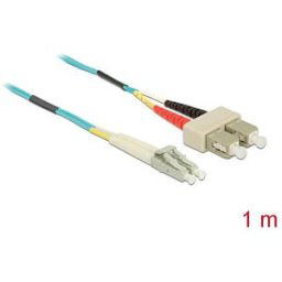 DELOCK 86564 - Cable Optical Fibre LC to SC Multi-mode OM3 1 m