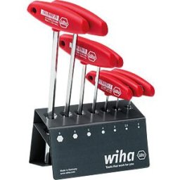 WIHA 334-VB - Wiha wrench key set with cross handle, 7-piece