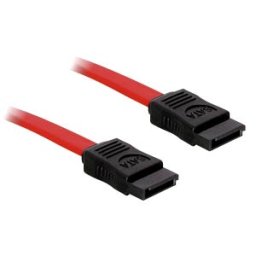 DELOCK 84209 - Cable SATA 70cm red str/str