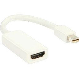 NEDIS N CCGB37650WT02 - Cable, Mini DisplayPort male > HDMI female, 0,2 m, white