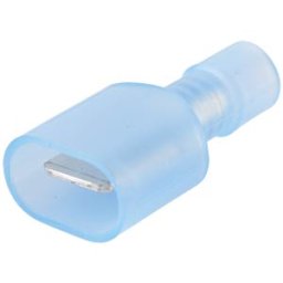 FREI IFS-B-6,35 - Flat plug, fully insulated, width: 6.35 mm, blue