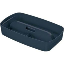 LEITZ 52660089 - Storage box, small, with handle, velvet grey