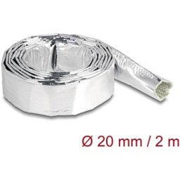 DELOCK 19004 - Cable Sleeve made of glass fiber and aluminium 2 m x 20 mm