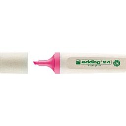 EDDING 24PI - eco-friendly text marker, pink
