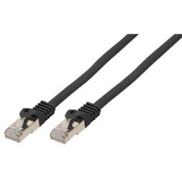 SHIVERPEAKS SHVP 75512-SLS - patch cable, flat, U/FTP, Cat.7 raw cable, 2 m, black