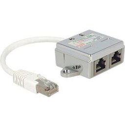 DELOCK 65177 - RJ45 port doubler 1x plug -> 2x socket 2x Ethernet