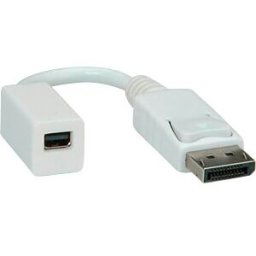 ROLINE 12033132 - DisplayPort adapter, DP plug to Mini DP socket