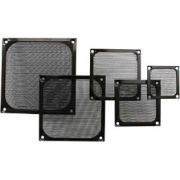 INLINE INL 33372S - Fan grill with aluminium filter, 140 x 140 mm, black