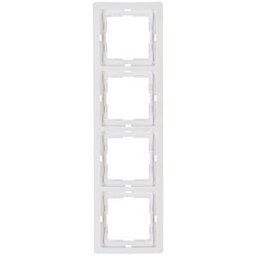 KOPP EL VEN 400429069 - Cover frame four-way, for VENICE pure white