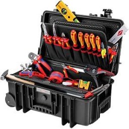 KNIPEX KN 00 21 33 E - Tool case ''Robust26Move'' electro, 23-piece