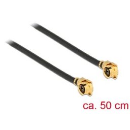 DELOCK 89611 - Antenna Cable MHF®, plug 1.13 50 cm