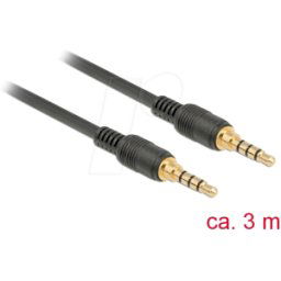 DELOCK 85601 - Jack Cable 3.5 mm 3 m