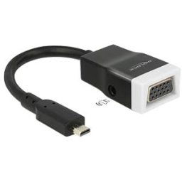 DELOCK 65589 - Adapter HDMI-micro D male > VGA female - Audio
