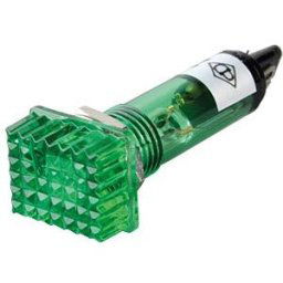 FREI SB 541 GN - Green signal bulb with resistor, 230 V