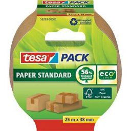TESA 58293 - tesapack® Papier Standard ecoLogo, 25 m x 38 mm