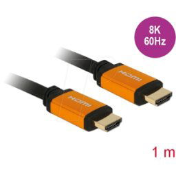 DELOCK 85727 - Ultra High Speed HDMI Cable 48 Gbps 8K 60 Hz 1 m