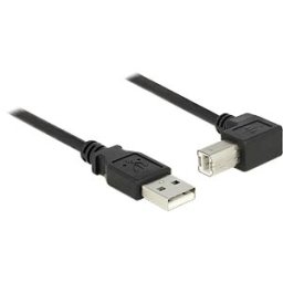 DELOCK 84809 - Cable USB 2.0 Type-A male > USB 2.0 Type-B male angled 0.5 m bla