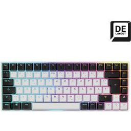 SHARKOON SHARK SGK50S3WY - Gaming keyboard, USB, RGB, Gateron yellow, hot swap