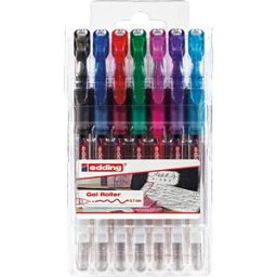 EDDING 2185/7099 - Gelroller Set, 0.70 mm, 7 colours