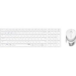 RAPOO 9750M WS - Keyboard/mouse combination, Bluetooth/wireless, white, German la