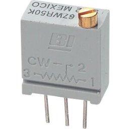 BI TECHNOLOGIES BI 67WR5KLFTB - Spindle trimmer, 5 kOhm, linear