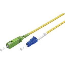 GOOBAY 59653 - Simplex FO patch cable, SC-APC (8°) LC-UPC,yellow, 15 m