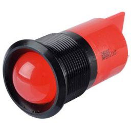 APEM APM Q22P1B R12AE - Indicator LED, 12 V AC/DC, 22 mm, FASTON, red/BlC