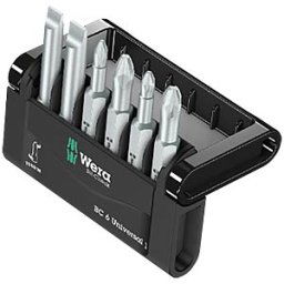 WERA 05056474001 - Bits f. slotted/PH/PZ screws Bit-Check 6 Universal 1
