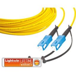 LIGHTWIN LSP-09 SC-SC2 - Simplex fibre optic patch cable, SM OS2, SC - SC, 2.0 m