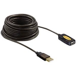 DELOCK 82446 - USB 2.0 active extension, A-plug/A-socket,10 m