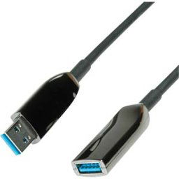 ROLINE 12041076 - Active USB 3.0 cable, A male > A female, 15 m