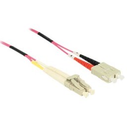 DELOCK 84683 - Duplex-LWL, LC/SC, 50/125µ, 5m, OM4