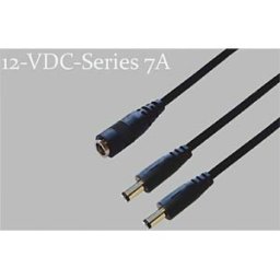 BKL 075923 - Adapter cable, 300 mm, DC coupling to 2x DC connectors