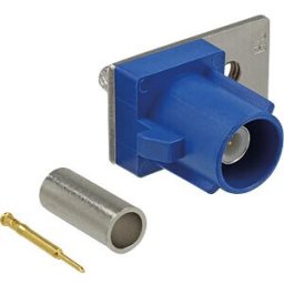 DELOCK 89743 - FAKRA C plug spring pin for crimping 1 prepunched hole
