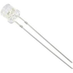 HUIYUAN OPTO-ELECTRONIC 6603Y1C-LHA-B - Flat LED 5mm, yellow, 350 mcd, 120°