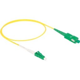 DELOCK 83234 - Fiber optic cable, LC-APC / SC-APC, simplex, OS2, 0.5m